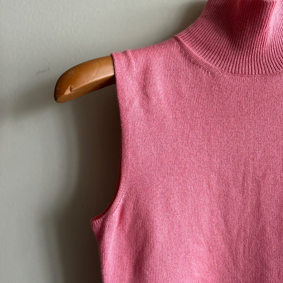 Narciso Rodriguez Pink Silk & Cashmere Knit Top – Made in Italy - Picture 4 of 10